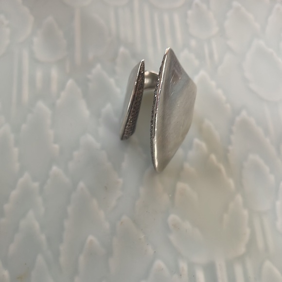 Alexis Bittar FINE Sterling Cleave Ring with Diamond Pave - Picture 8 of 15